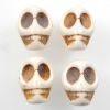18mm Stone Skull Bead-Ivory (22 Pieces) 