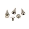 Metal Cone Spike 10mm (Silver) (10 Pieces) 