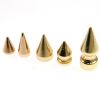 Metal Cone Spike 10mm-BULK PACK! (Gold) (100 Pieces) 