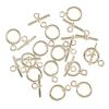 Smooth Toggle Clasp, 11mm, Sterling Silver Plate (12 Sets) 