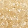 Tr. Champagne - Faceted Transparent Plastic Beads (Choose Size) (Pack) 