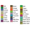 Pony Beads, 9x6mm, Transparent (Choose Color) (650 Pieces) 