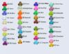 Tr. Tortoise - Tri Beads Transparent Colors (600 Pieces) 