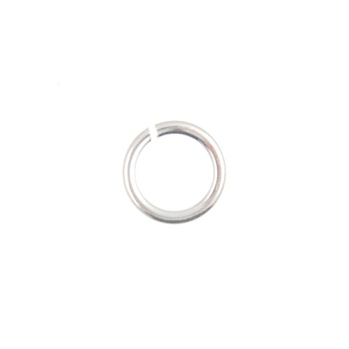 6MM Jump Ring (Sterling Silver) (50 Pieces)