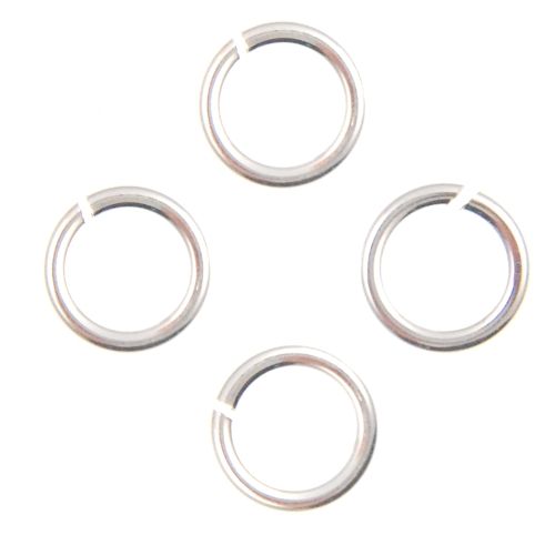 Sterling Silver Open Jump Ring 5mm ~ 20ga ~ Pack of 10