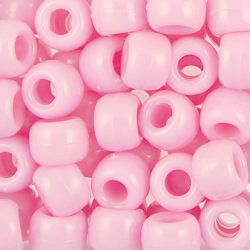 Children Hair Beads pastel Selected colours mix pony beads Light Blue/light  Pink
