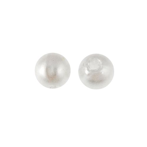 Roll of Beads PREMIUM WEIGHT - 22 Yards (66 Feet) White Pearls 8mm Balls