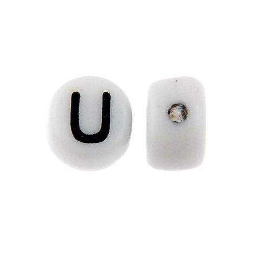 Sterling Silver Letter Bead - L - 5mm - Pack of 1: Wire Jewelry