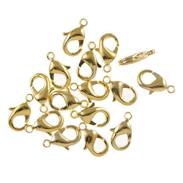 18K Gold Filled Lobster Claw Clasp Gold Clasp for Necklace Bracelet Jewelry  Making Supply Lead, Nickel, Tarnish Free,15MM CL300 - BeadsCreation4u