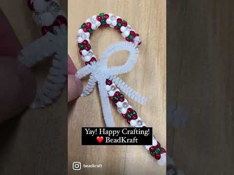 Candy Cane DIY Bracelet Kit - The Little Seedling