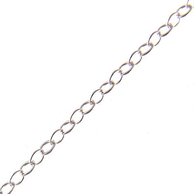 Necklace Extender Chain with Heart Charm, 2 Inches, Sterling Silver (5  Pieces)