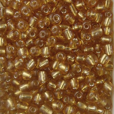 Rocaille Seed Beads, 4 mm, 6/0 , 0,9-1,2 mm, Blue Oil, 25 G, 1 Pack