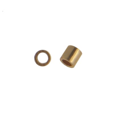 2.0MM Crimp Beads Gold-Plated-0.5 OZ (1100pieces)