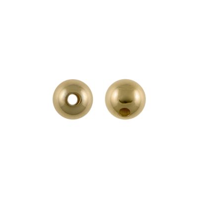 7 - 7mm Gold Filled Plain Round Bead