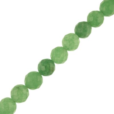 Smooth Round, Jade Green Agate Beads, Choose Size (16 Strand)