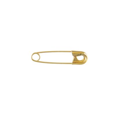 Coilless Safety Pins, 1-1/2 Inch, Gold-Tone Metal (50 Pieces)