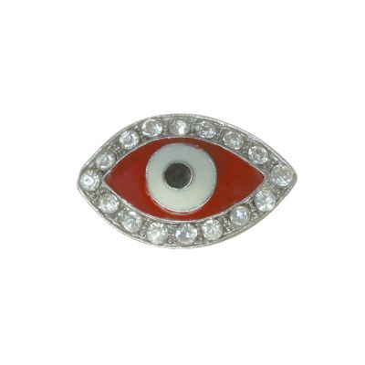 4mm Round Evil Eye Beads, Black (15 Strand)
