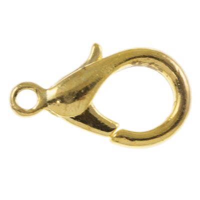 Yellow Gold Plated 15mm Lobster Claw Pack of 12 | Esslinger