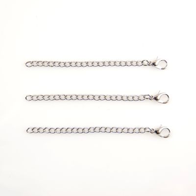 2 Necklace Extenders w/ Ball Silver-Plated (12 Pieces)