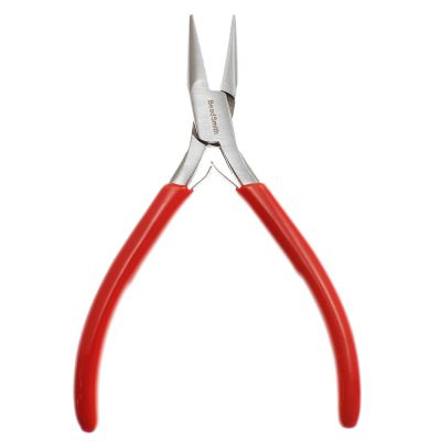 BENECREAT 3-Inch Mini Chain Nose Pliers with Non-serrated jaw
