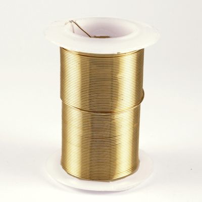 BULK, 26 Gauge, Non Tarnish Gold, Colored Copper Craft Wire, 1 LB (1250  Feet)