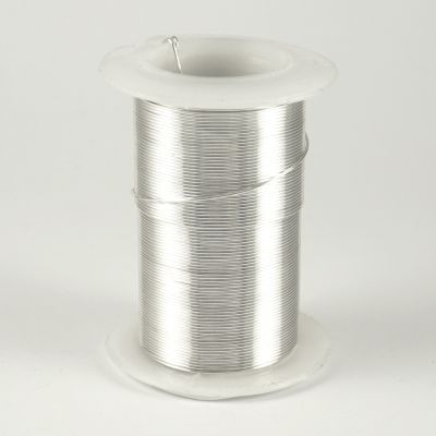 30 Ga. Round Sterling Silver Wire, Half-Hard (1 OZ)