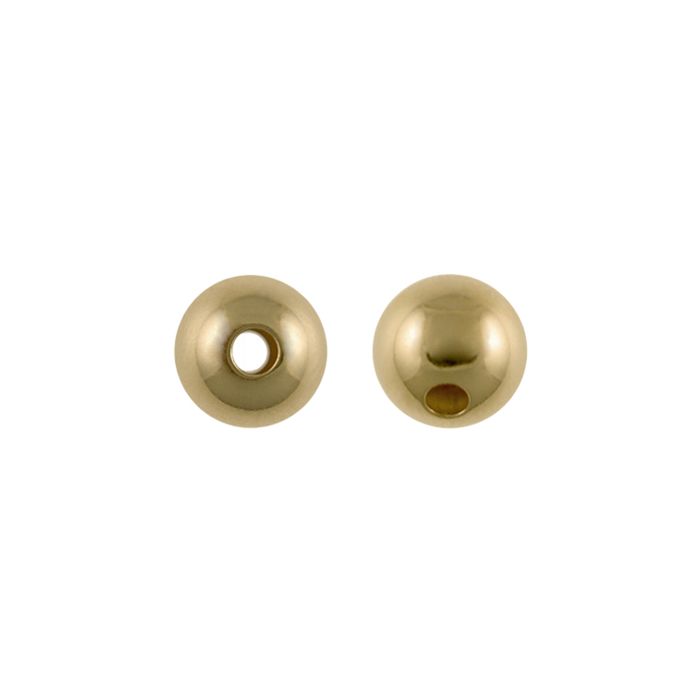 100 14K Gold Filled Round Little Beads Smooth 2.5mm