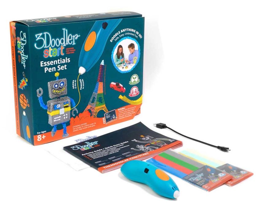 3Doodler Start+ Essentials 3D Printing Pen Set - Cool-touch, Child