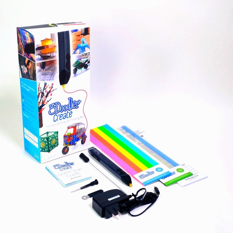 3Doodler CREATE PEN SET, All Inclusive Set, Smoky Blue (Pen Set)