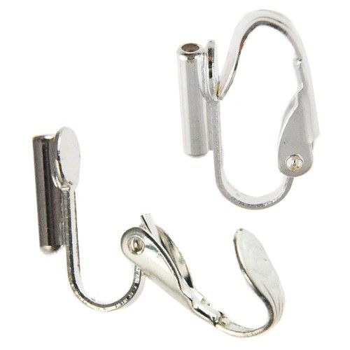 Pierced-Clip Converter Silver-Plated (24 Pieces)