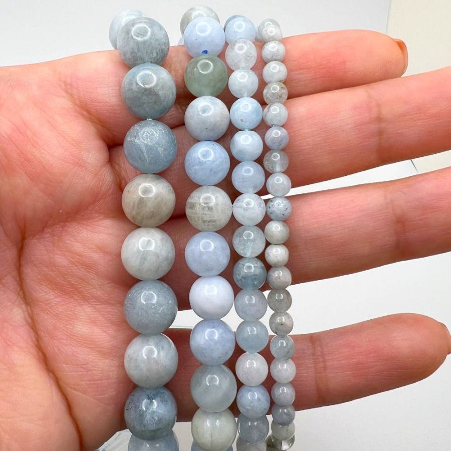 Aquamarine stone shop beads
