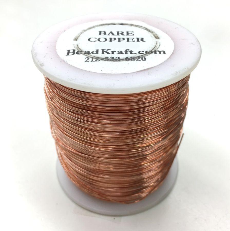 197-Feet/66-Yard BENECREAT 24 Gauge Bare Copper Wire Solid Copper Wire for Jewelry Craft Making 