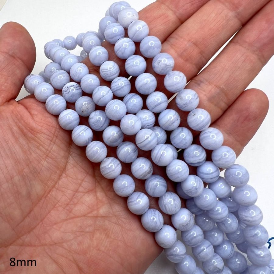 Blue lace agate beads sale