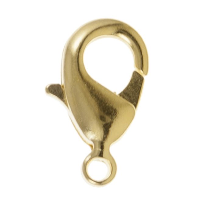 Brass Clips Parrot Clasp - Gold Lobster Clasps - 18K Real Gold