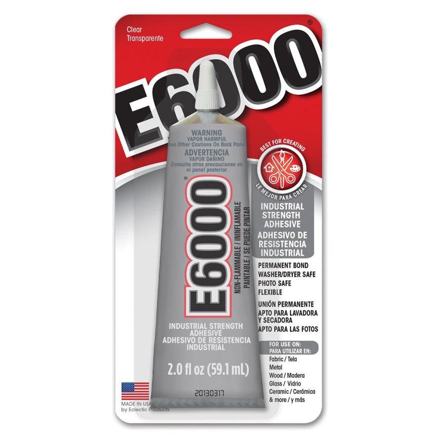 E6000 Industrial Strength Adhesive, Clear, 2.0 FL OZ (Each)