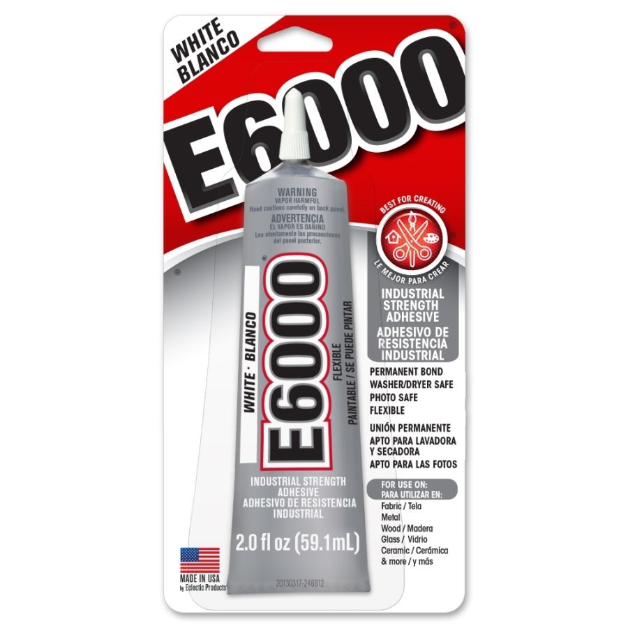 E6000 Industrial Strength Adhesive, 2.0 FL OZ (White) (EA)