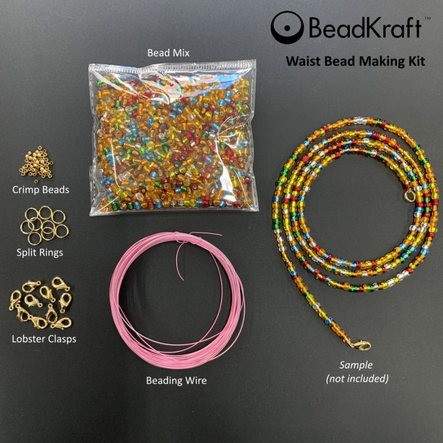 Waist Beads Ghana African handmade belly chain body jewelry weight con –  Tribalgh