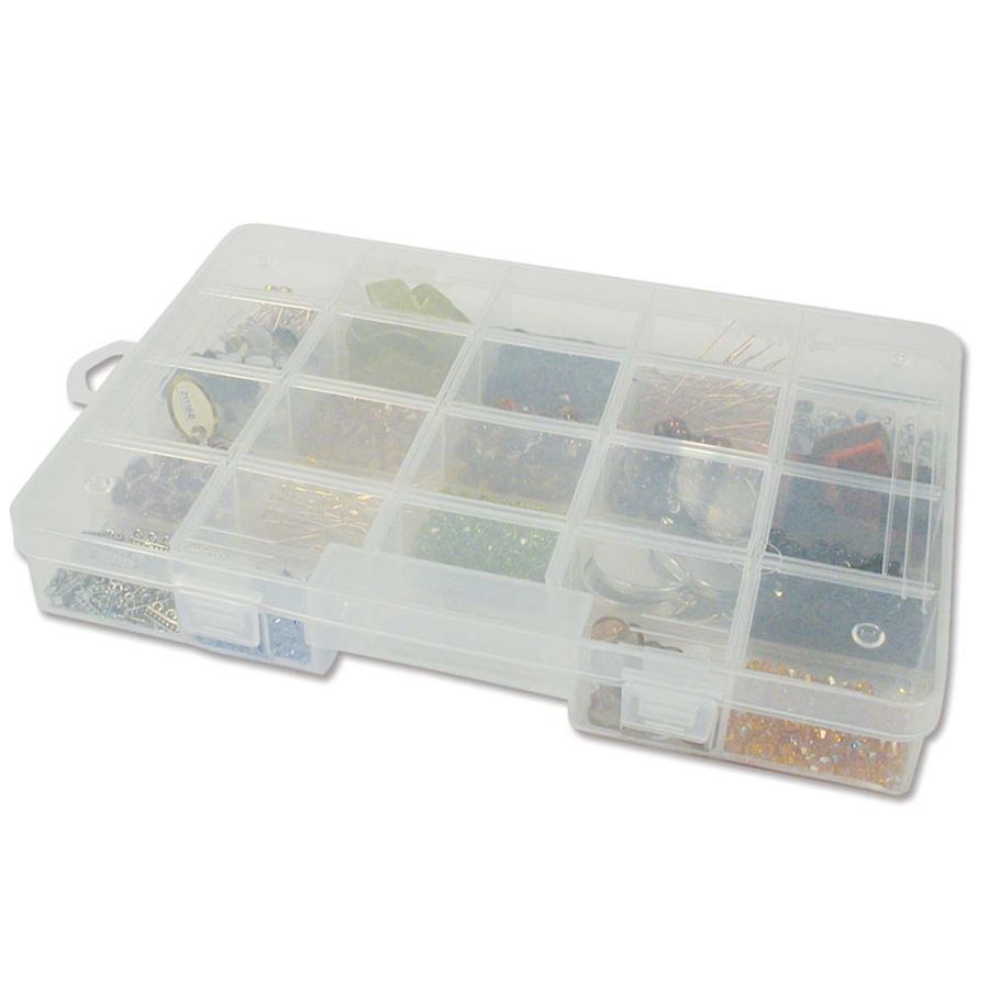 The Beadsmith Keeper Flips Storage Organizer–Personality Case–Multi-Size  Flip Top Boxes & Organizer–Translucent Plastic–Store Beads, Pearls,  Crystals, Threads, Needles & Jewelry Making Supplies 