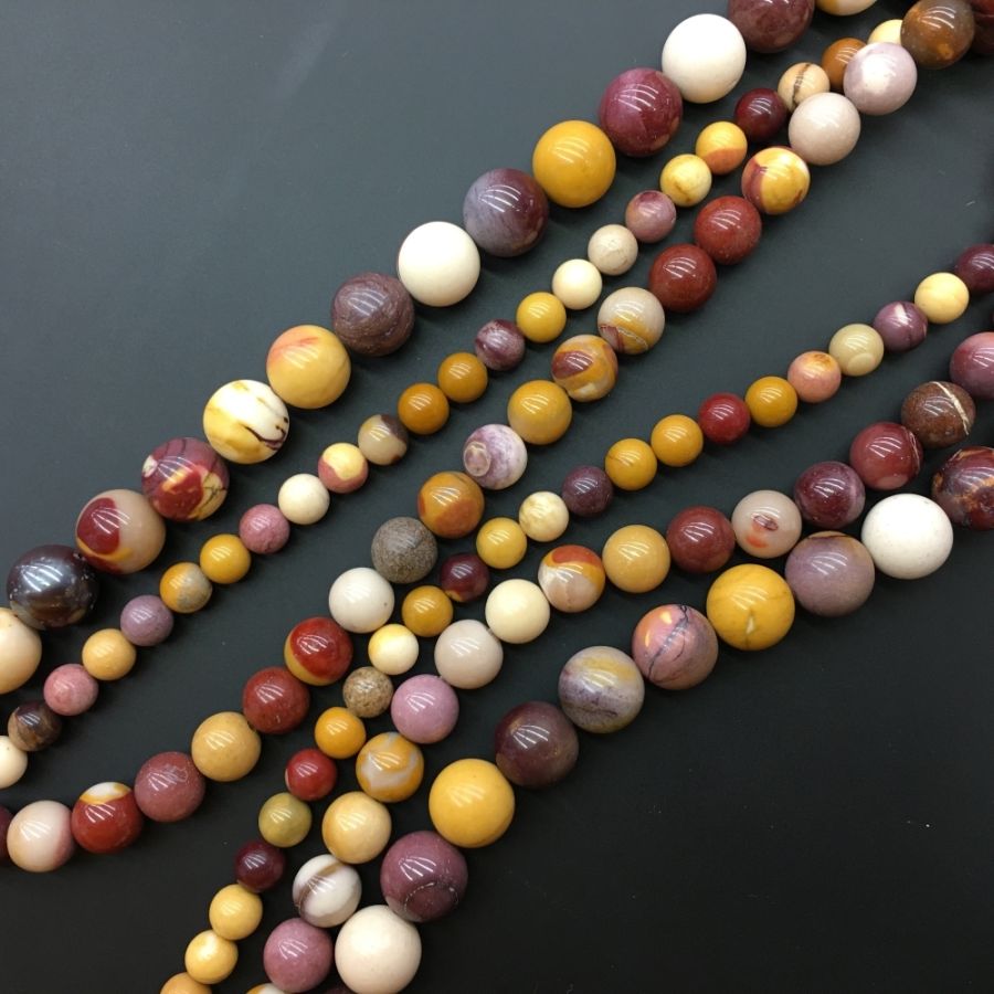 11990 Mookaite Jasper 12x12x6.5mm Gemstone Beads 