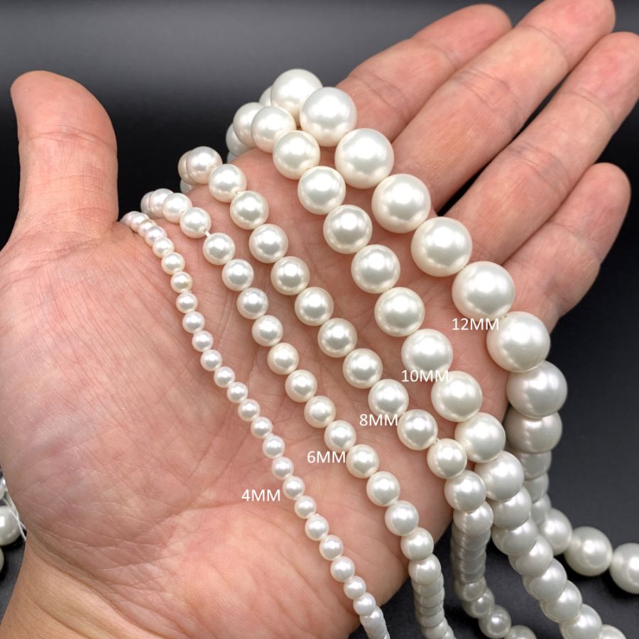 Pearl Nail Art White 2mm Pearls Studs Nail Decoration