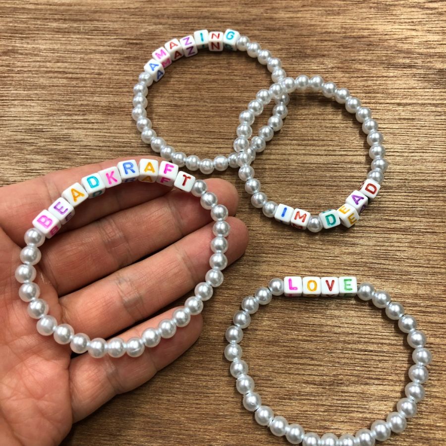 DIY: Intention word bracelets — Our Happy Tribe