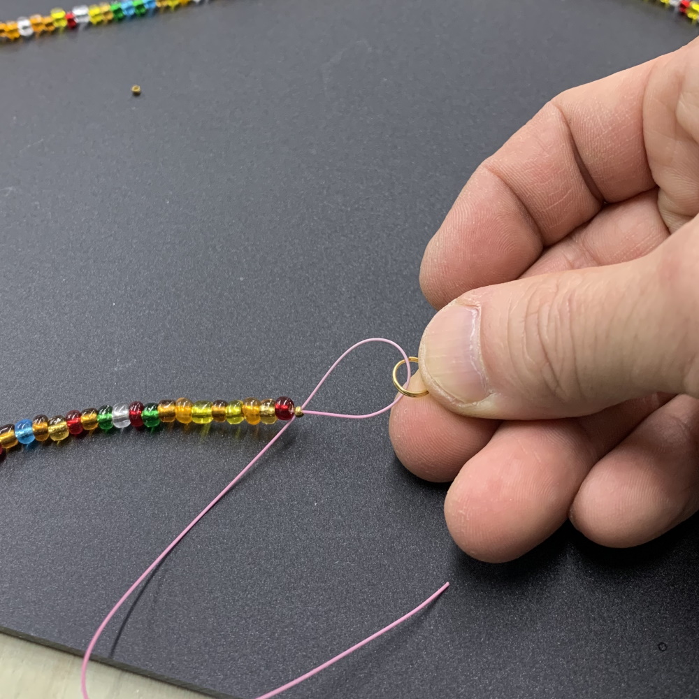 SMALL BIZ VLOG  quick tutorial: how to make non-stretch waist beads +  in-store waist bead restock 